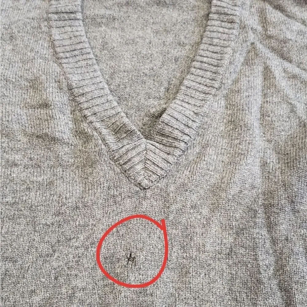 Marissa Webb Olive Lambswool Yak Cashmere Tawny V-neck Sweater XS